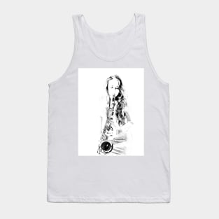 Saxophonist Tank Top